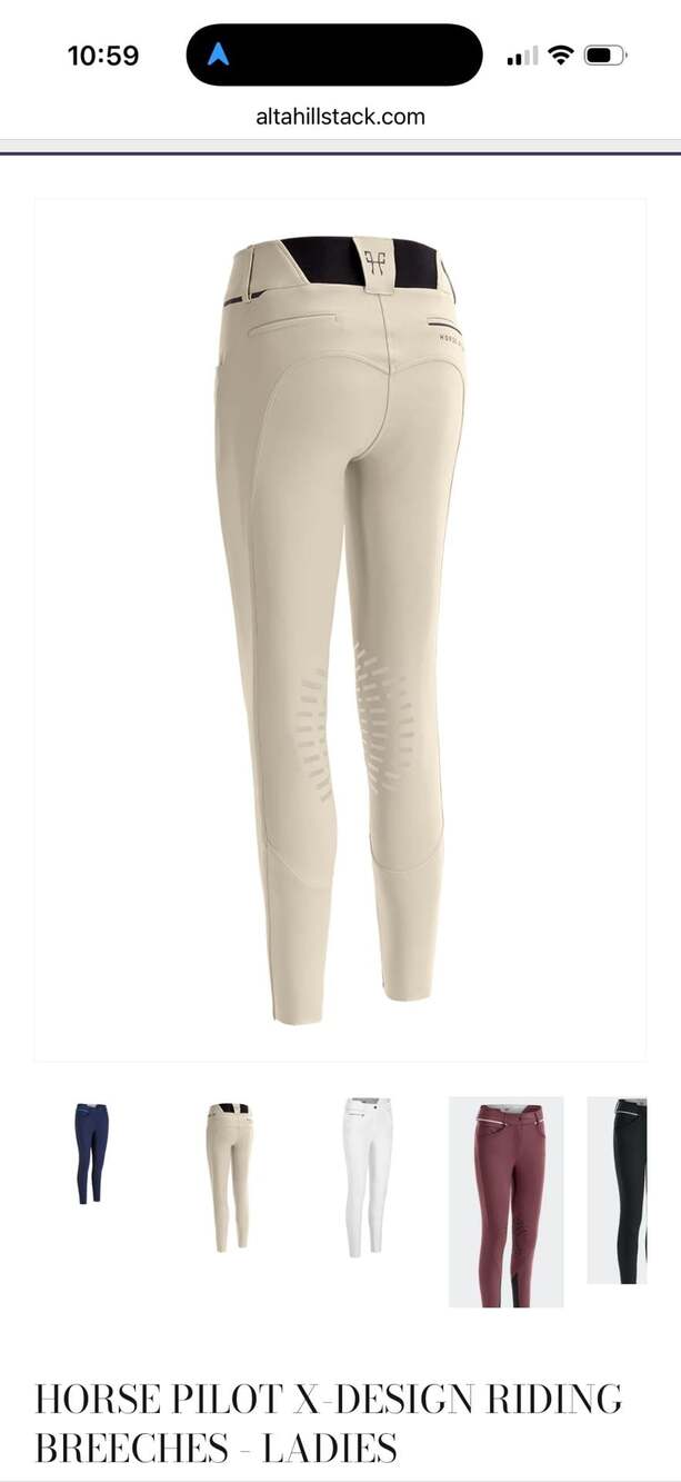 Horse Pilot X-Design Riding Breeches size 12